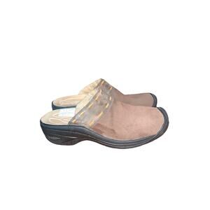 Keen Chambers Women's Slip-On Clogs Suede Mules-size 9.5 Brown